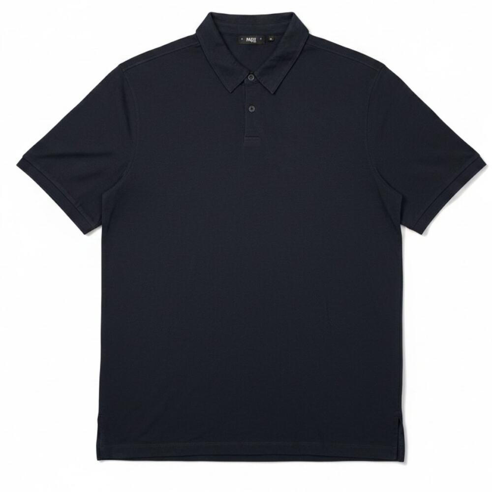 Paige Polo Shirt Men XL Navy Blue Lightweight Casual Stretch Short Sleeve Preppy